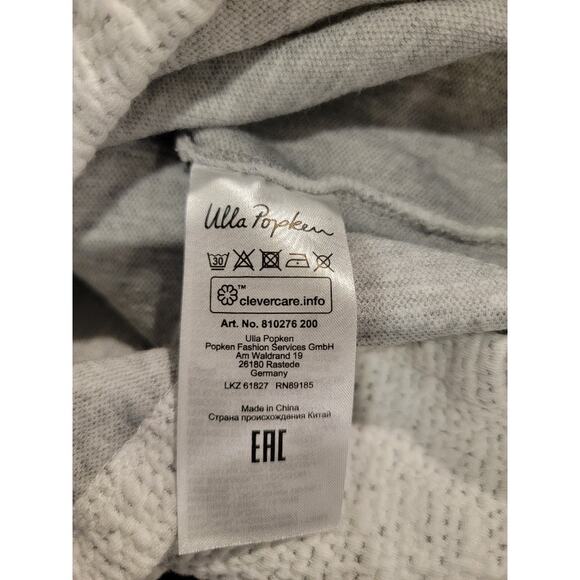 Ulla Popken Lagenlook Tunic Top Sz 3X Women's Mock Collar Midi Sleeve Oversized - Picture 8 of 16